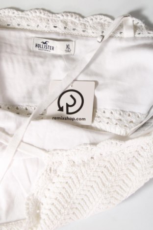 Γυναικείο αμάνικο μπλουζάκι Hollister, Μέγεθος XL, Χρώμα Λευκό, Τιμή 4,63 €