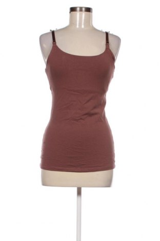 Γυναικείο αμάνικο μπλουζάκι Lindex, Μέγεθος S, Χρώμα Καφέ, Τιμή 10,82 €