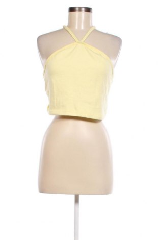 Γυναικείο αμάνικο μπλουζάκι Missguided, Μέγεθος L, Χρώμα Κίτρινο, Τιμή 4,22 €