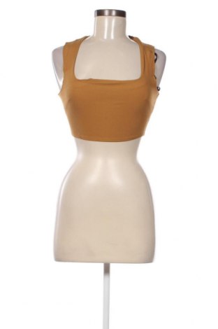 Γυναικείο αμάνικο μπλουζάκι Missguided, Μέγεθος XS, Χρώμα Καφέ, Τιμή 4,44 €