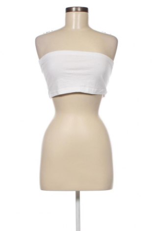 Γυναικείο αμάνικο μπλουζάκι Missguided, Μέγεθος M, Χρώμα Λευκό, Τιμή 4,33 €