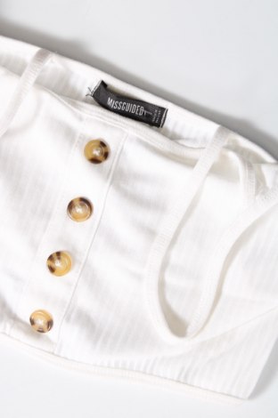 Γυναικείο αμάνικο μπλουζάκι Missguided, Μέγεθος XL, Χρώμα Λευκό, Τιμή 10,82 €