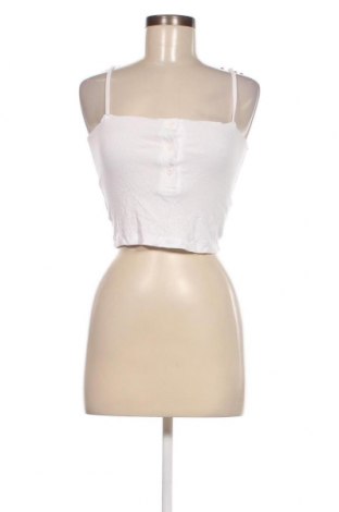 Γυναικείο αμάνικο μπλουζάκι Missguided, Μέγεθος M, Χρώμα Λευκό, Τιμή 4,00 €
