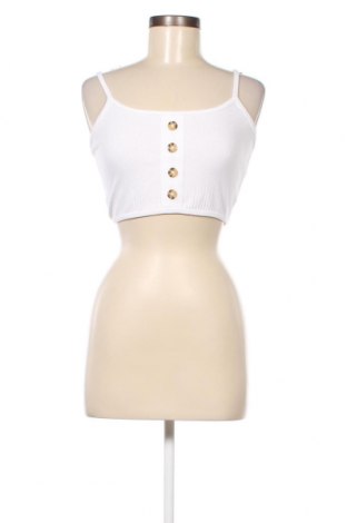 Γυναικείο αμάνικο μπλουζάκι Missguided, Μέγεθος L, Χρώμα Λευκό, Τιμή 4,11 €