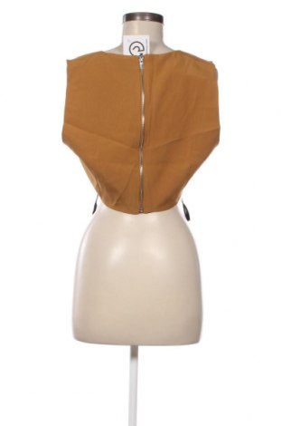 Γυναικείο αμάνικο μπλουζάκι Missguided, Μέγεθος XL, Χρώμα Καφέ, Τιμή 3,57 €