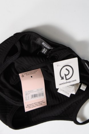 Γυναικείο αμάνικο μπλουζάκι Missguided, Μέγεθος L, Χρώμα Μαύρο, Τιμή 4,00 €