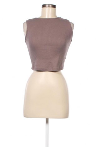 Γυναικείο αμάνικο μπλουζάκι Missguided, Μέγεθος L, Χρώμα Καφέ, Τιμή 3,90 €