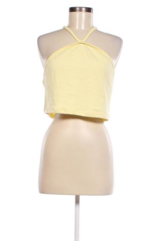 Γυναικείο αμάνικο μπλουζάκι Missguided, Μέγεθος XL, Χρώμα Κίτρινο, Τιμή 3,68 €