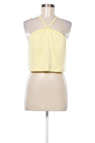 Γυναικείο αμάνικο μπλουζάκι Missguided, Μέγεθος XL, Χρώμα Κίτρινο, Τιμή 3,68 €