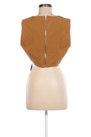 Γυναικείο αμάνικο μπλουζάκι Missguided, Μέγεθος XL, Χρώμα Καφέ, Τιμή 3,68 €
