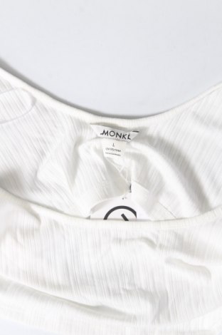 Γυναικείο αμάνικο μπλουζάκι Monki, Μέγεθος L, Χρώμα Λευκό, Τιμή 4,41 €