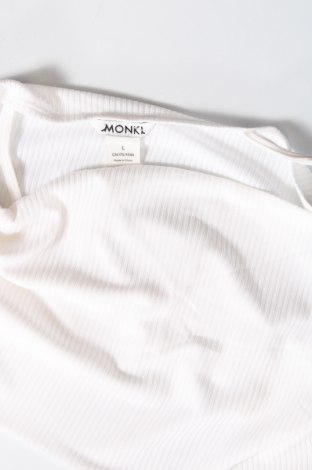 Γυναικείο αμάνικο μπλουζάκι Monki, Μέγεθος L, Χρώμα Λευκό, Τιμή 3,43 €