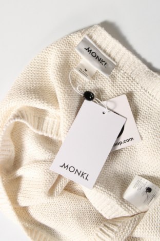 Γυναικείο αμάνικο μπλουζάκι Monki, Μέγεθος M, Χρώμα Εκρού, Τιμή 3,52 €