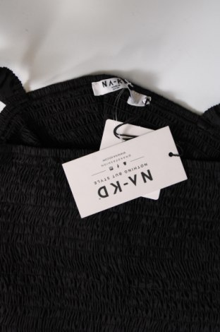 Γυναικείο αμάνικο μπλουζάκι NA-KD, Μέγεθος L, Χρώμα Μαύρο, Τιμή 4,04 €
