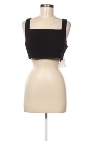 Γυναικείο αμάνικο μπλουζάκι NA-KD, Μέγεθος L, Χρώμα Μαύρο, Τιμή 14,95 €