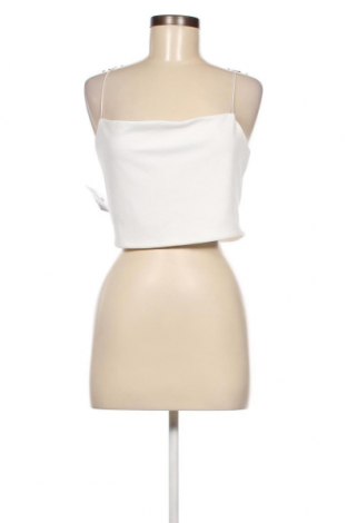 Γυναικείο αμάνικο μπλουζάκι Nly Trend, Μέγεθος XL, Χρώμα Λευκό, Τιμή 4,00 €