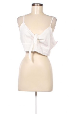 Γυναικείο αμάνικο μπλουζάκι Noisy May, Μέγεθος XL, Χρώμα Λευκό, Τιμή 3,68 €