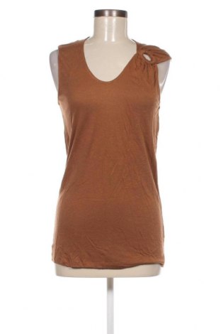 Γυναικείο αμάνικο μπλουζάκι Sisley, Μέγεθος S, Χρώμα Καφέ, Τιμή 6,73 €