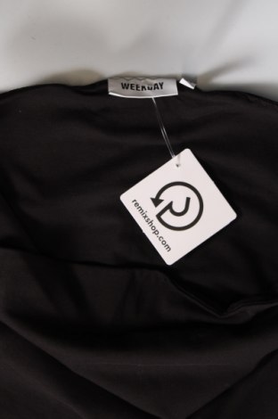 Γυναικείο αμάνικο μπλουζάκι Weekday, Μέγεθος L, Χρώμα Μαύρο, Τιμή 3,79 €