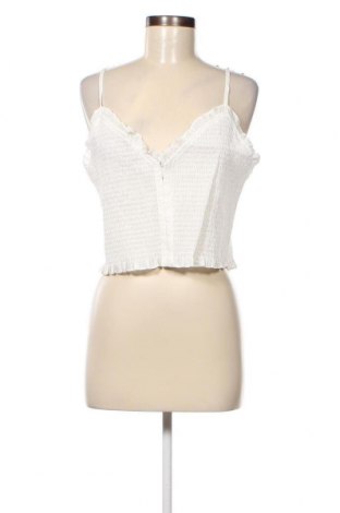 Γυναικείο αμάνικο μπλουζάκι Weekday, Μέγεθος XL, Χρώμα Λευκό, Τιμή 5,30 €