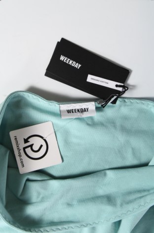 Γυναικείο αμάνικο μπλουζάκι Weekday, Μέγεθος M, Χρώμα Μπλέ, Τιμή 3,68 €