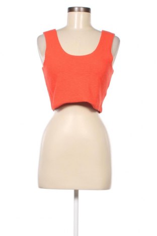 Γυναικείο αμάνικο μπλουζάκι Weekday, Μέγεθος L, Χρώμα Πορτοκαλί, Τιμή 3,90 €