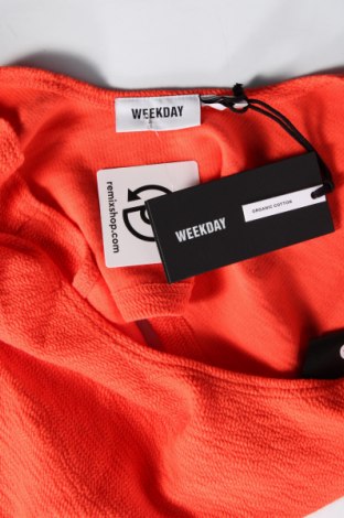 Tricou de damă Weekday, Mărime L, Culoare Portocaliu, Preț 11,99 Lei