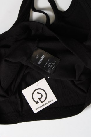 Γυναικείο αμάνικο μπλουζάκι Weekday, Μέγεθος XL, Χρώμα Μαύρο, Τιμή 3,57 €
