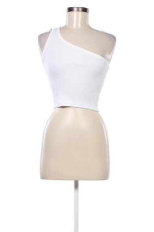 Γυναικείο αμάνικο μπλουζάκι Weekday, Μέγεθος S, Χρώμα Λευκό, Τιμή 10,82 €