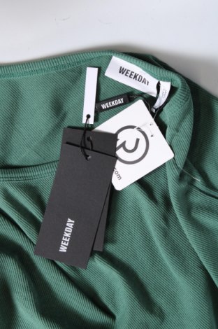 Tricou de damă Weekday, Mărime XL, Culoare Verde, Preț 17,96 Lei