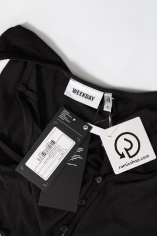 Γυναικείο αμάνικο μπλουζάκι Weekday, Μέγεθος S, Χρώμα Μαύρο, Τιμή 3,79 €