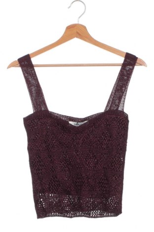 Γυναικείο αμάνικο μπλουζάκι Zara Knitwear, Μέγεθος S, Χρώμα Βιολετί, Τιμή 7,79 €