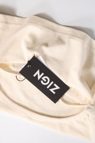 Γυναικείο αμάνικο μπλουζάκι Zign, Μέγεθος M, Χρώμα  Μπέζ, Τιμή 3,89 €