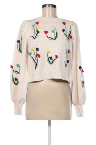 Damski sweter Alice + Olivia, Rozmiar L, Kolor ecru, Cena 642,38 zł