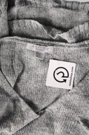 Дамски пуловер Amisu, Размер S, Цвят Сив, Цена 4,64 лв.
