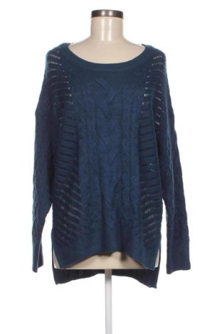 Дамски пуловер Ashley Stewart, Размер L, Цвят Син, Цена 8,70 лв.