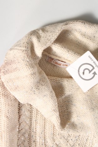 Дамски пуловер Casual By Gemo, Размер L, Цвят Екрю, Цена 4,16 лв.