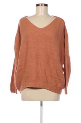 Дамски пуловер Charlotte Russe, Размер L, Цвят Бежов, Цена 14,50 лв.