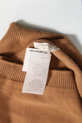 Дамски пуловер Cream, Размер M, Цвят Кафяв, Цена 10,56 лв.