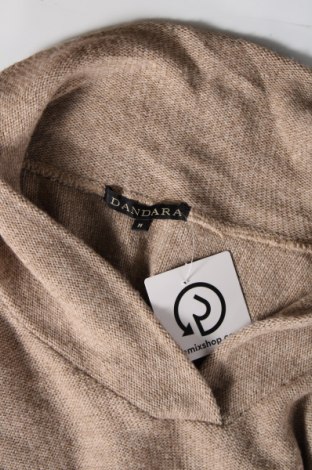 Дамски пуловер Dandara, Размер M, Цвят Кафяв, Цена 5,51 лв.