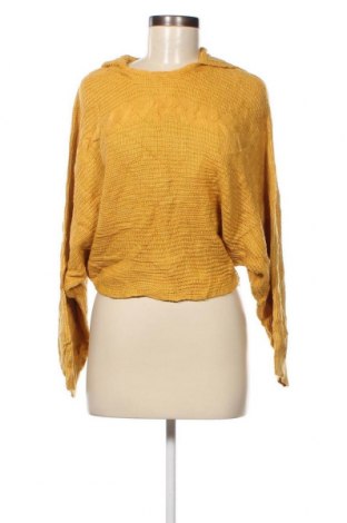 Дамски пуловер Derek Heart, Размер M, Цвят Жълт, Цена 6,09 лв.