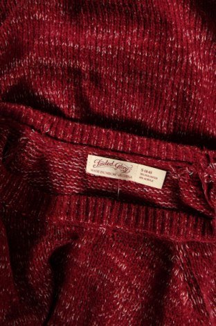 Damenpullover Faded Glory, Größe S, Farbe Rot, Preis 2,62 €