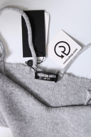 Дамски пуловер Fashion Union, Размер XL, Цвят Сив, Цена 9,57 лв.