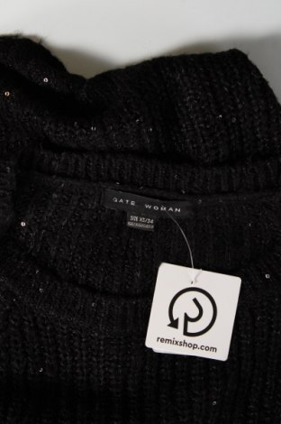 Γυναικείο πουλόβερ Gate Woman, Μέγεθος XS, Χρώμα Μαύρο, Τιμή 2,69 €