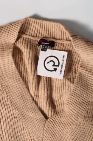 Γυναικείο πουλόβερ Jennyfer, Μέγεθος XS, Χρώμα  Μπέζ, Τιμή 1,97 €
