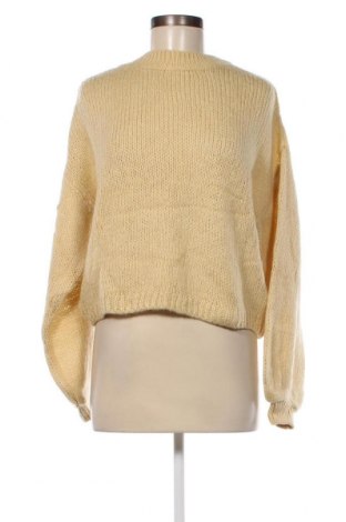 Pulover de femei NA-KD, Mărime S, Culoare Galben, Preț 85,85 Lei