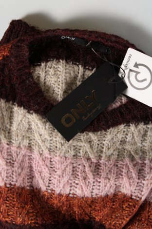 Γυναικείο πουλόβερ ONLY, Μέγεθος L, Χρώμα Πολύχρωμο, Τιμή 5,85 €