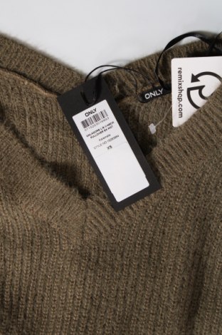 Дамски пуловер ONLY, Размер XS, Цвят Зелен, Цена 10,26 лв.