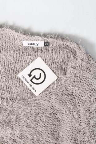 Γυναικείο πουλόβερ ONLY, Μέγεθος XS, Χρώμα Γκρί, Τιμή 2,47 €