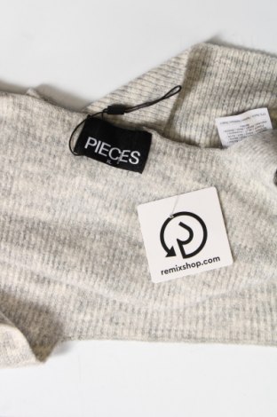 Дамски пуловер Pieces, Размер XL, Цвят Сив, Цена 7,02 лв.